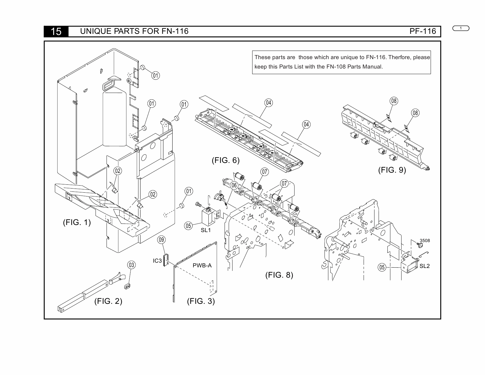 Konica-Minolta Options FN-116 Parts Manual-3